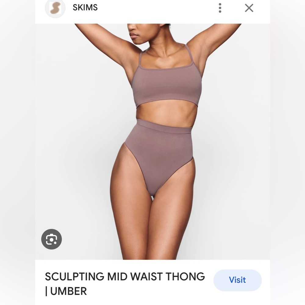 SKIMS Sculpting Mid Waist Thong